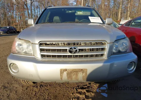 2002 Toyota Highlander V6 из США, поврежденный, VIN JTEHF21A620084294